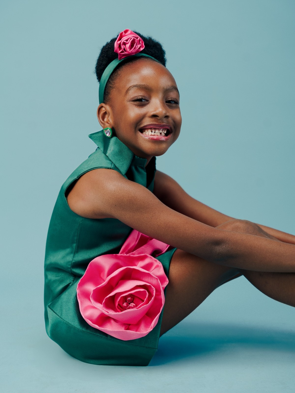 Bubble Gum Flora Dress - Image 4