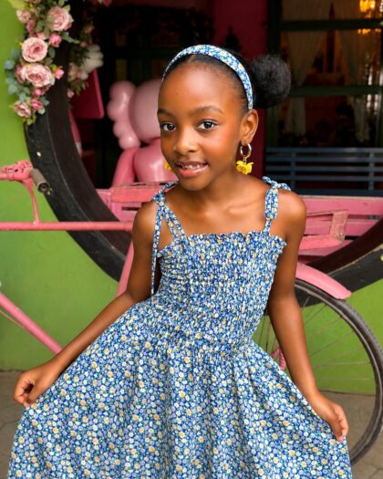 Blue Blossom Dress