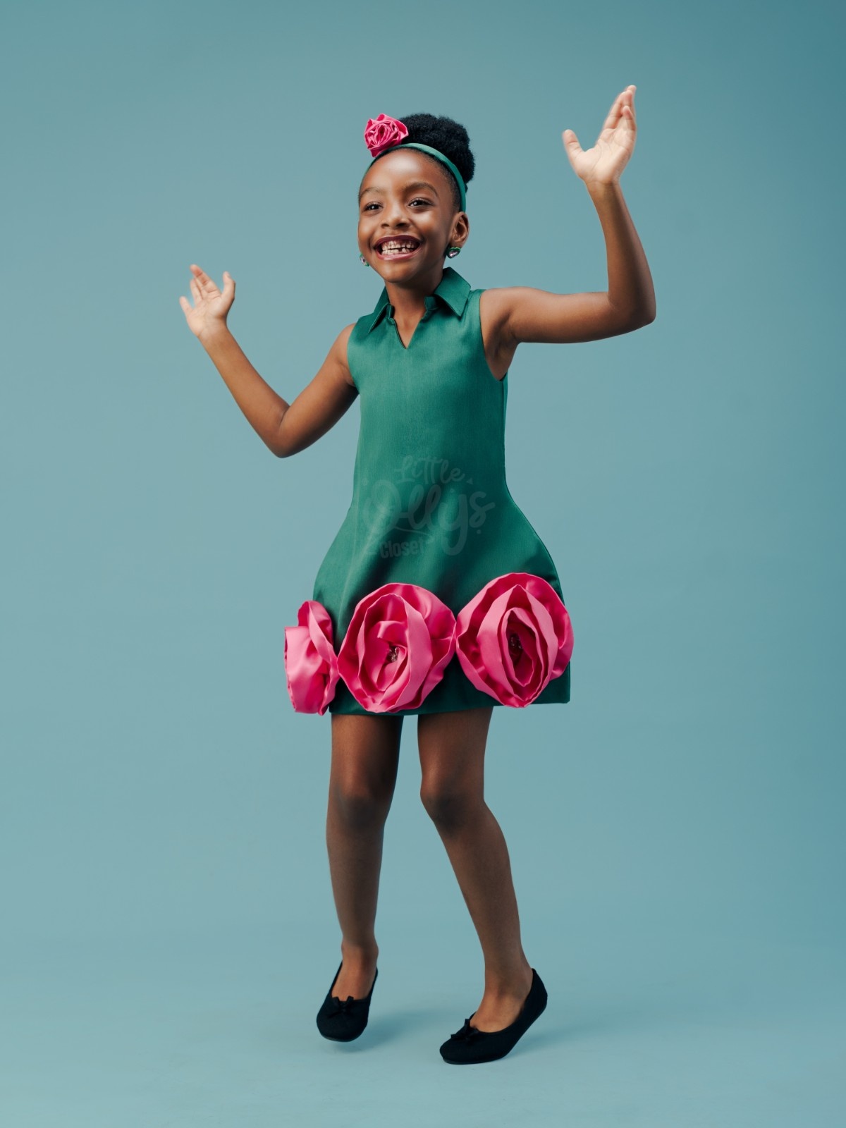 Bubble Gum Flora Dress - Image 2