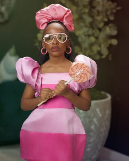 Pink Taffy Dress